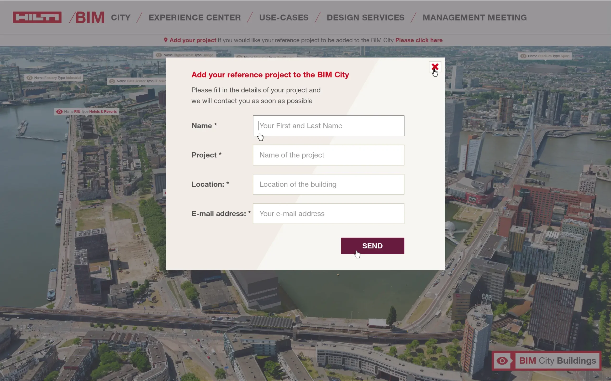 Hilti-Bim-City_homepage-pop up